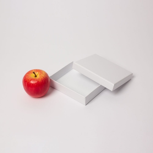 Коробка крышка-дно 14x3x11, белый, меловка