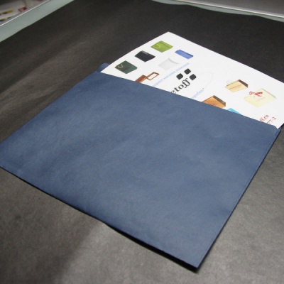 Конверты 32х22, цвет - синий, материал - дизайнерская бумага, ламинация - без ламинации, фото 3 