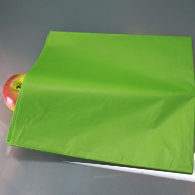 Упаковочная бумага 70х100, цвет - зеленый, материал - папиросная бумага, ламинация - без ламинации, фото 1 (вид спереди)