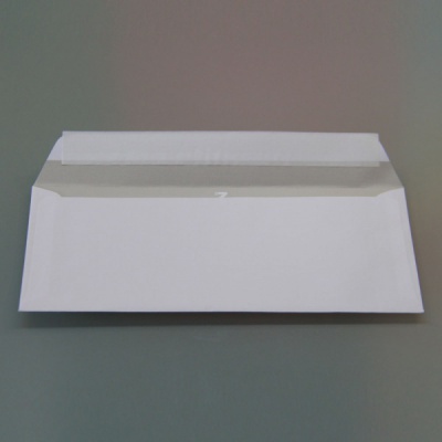 Конверты 22х11, цвет - белый, материал - дизайнерская бумага, ламинация - без ламинации, фото 1 (вид спереди)