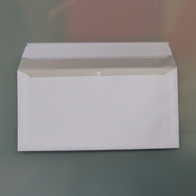 Конверты 22х11, цвет - белый, материал - дизайнерская бумага, ламинация - без ламинации, фото 2 