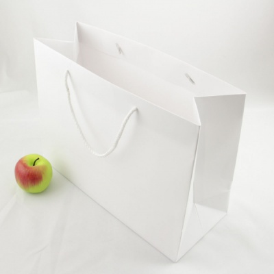 Пакет 40x30x16, белый, меловка