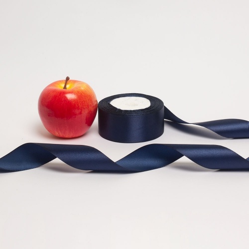 Ленты 4х22, цвет - тёмно-синий, материал - синтетическое волокно, фото 1 (вид спереди)