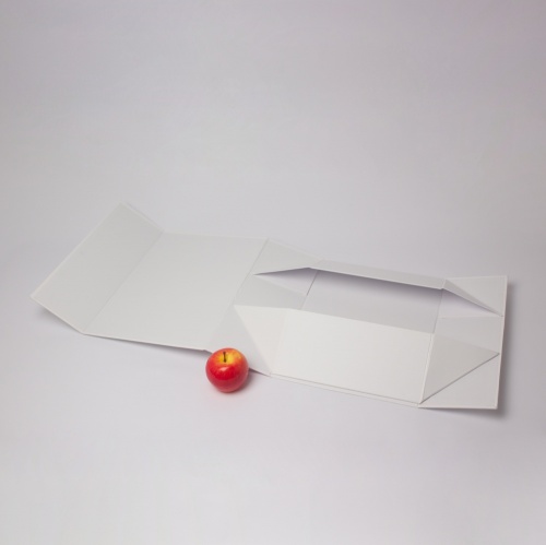 Кашированные коробки 39х13х28см, цвет - белый, материал - мелованная бумага, ламинация - матовая, фото 4 