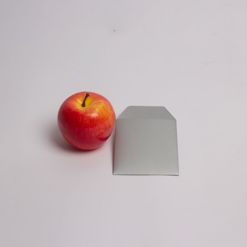 Конверты 9х10, цвет - серебро, материал - картон, ламинация - матовая, фото 2 