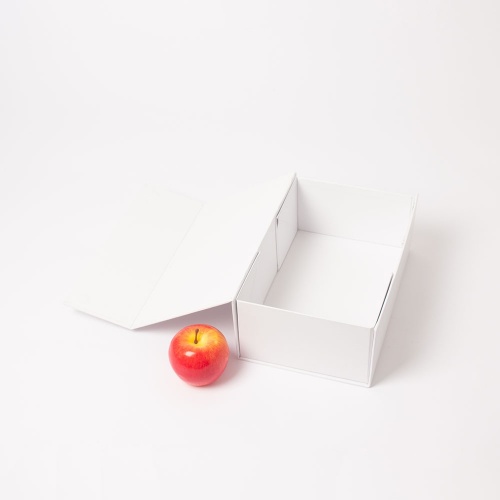 Кашированные коробки 30х10х18см, цвет - белый, материал - мелованная бумага, ламинация - без ламинации, фото 3 