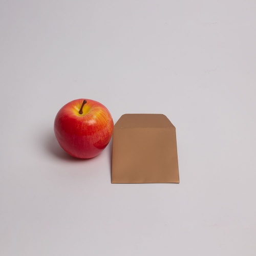 Конверты 9х10, цвет - бронзовый, материал - мелованная бумага, ламинация - матовая, фото 2 