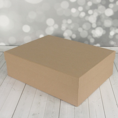 Кашированные коробки 40х12х30см, цвет - коричневый, материал - плотный крафт, ламинация - без ламинации, фото 12 