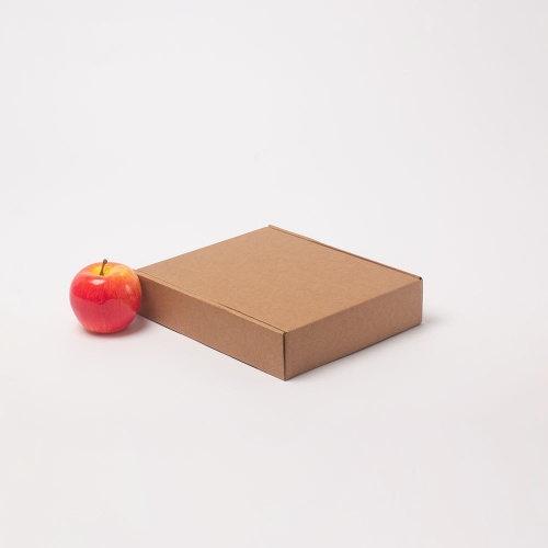 Картонные коробки 20х5х25см, цвет - бурый, материал - гофрокартон, ламинация - без ламинации, фото 2 
