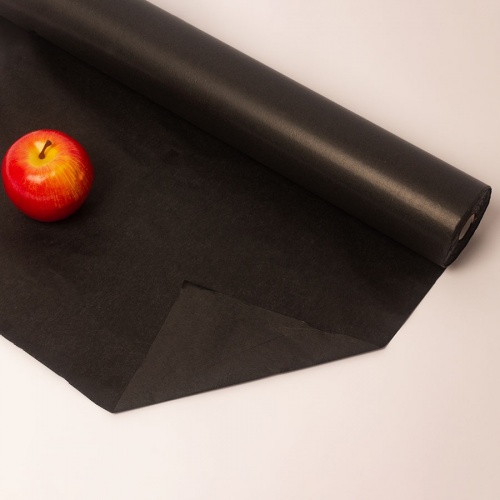 Бумага упаковочная тишью, черная, в рулонах 50 х 143м