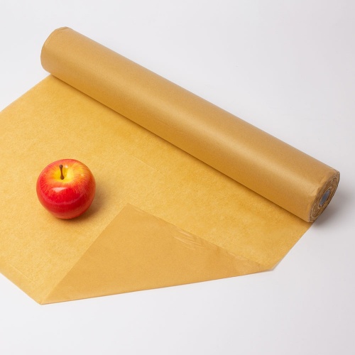 Упаковочная бумага, цвет - золотой, материал - папиросная бумага, фото 2 