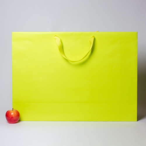 Пакет 70x50x20, салатовый, меловка