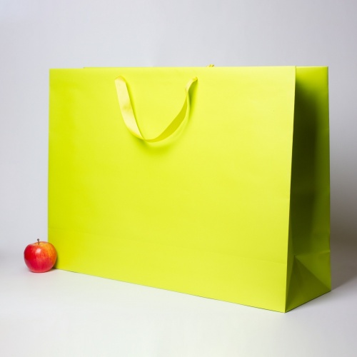Пакет 70x50x20, салатовый, меловка