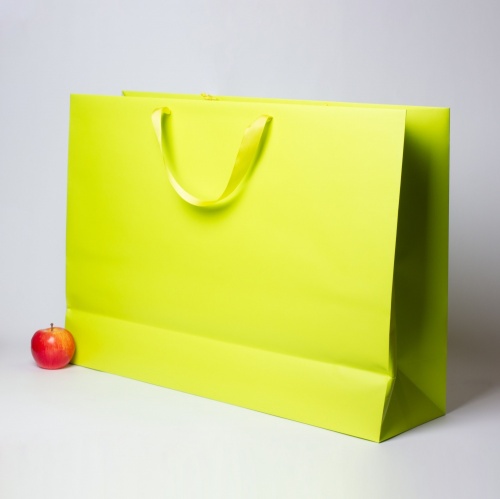 Пакет 70x50x20, салатовый, меловка