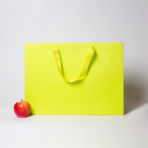 Пакет 47х34х16, салатовый, меловка