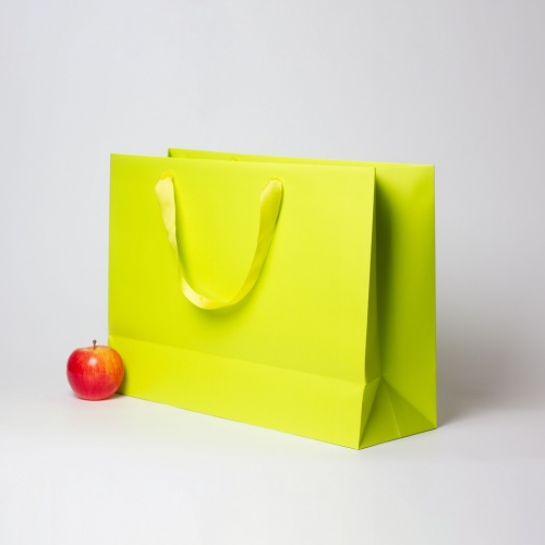 Пакет 47х34х16, салатовый, меловка