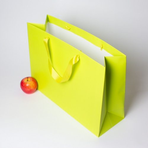 Пакет 47х34х16, салатовый, меловка