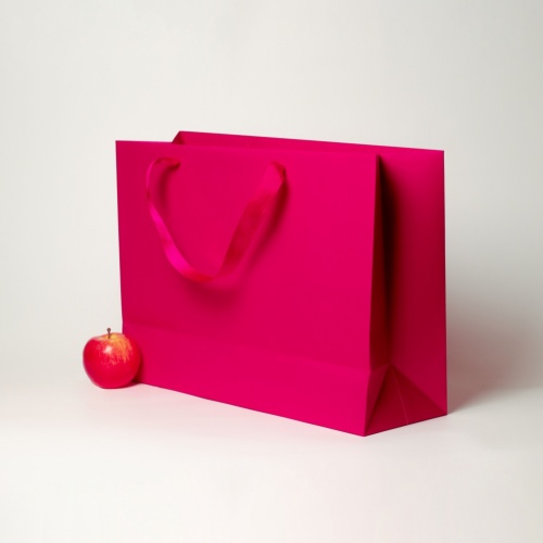 Пакет 47х34х16, пурпурный, меловка