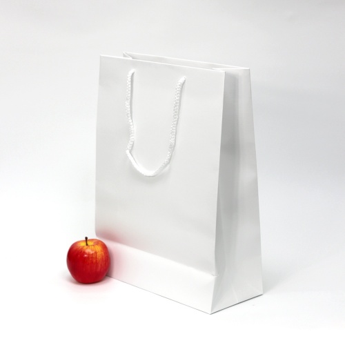 Пакет 30x40x13, белый, меловка "Lондон"