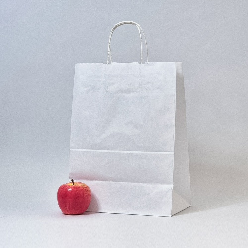 Пакеты бумажные, 26x35x14, белый С Днищем