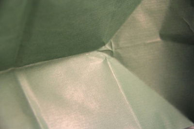 Пакеты бумажные 27х40х15см, цвет - зеленый, материал - тонкий крафт, ламинация - без ламинации, фото 4 