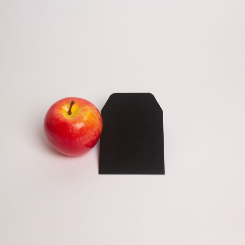 Конверты 9х10, цвет - черный, материал - дизайнерская бумага, ламинация - без ламинации, фото 2 